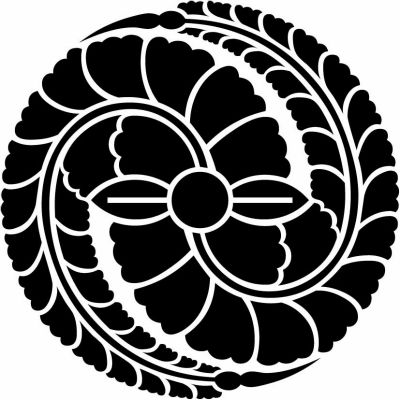 二つ藤巴・左二つ藤巴