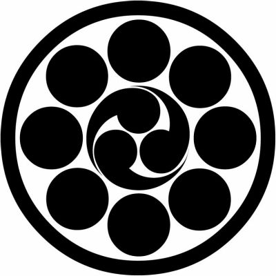 中輪に八曜に巴