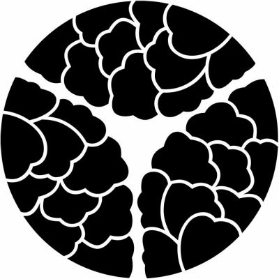 三つ割り落ち牡丹