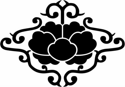 変わり唐草牡丹（１）・唐草牡丹菱