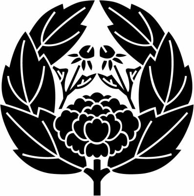 六つ葉抱き牡丹