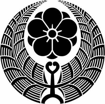 穂長の丸に梅の花・穂長の丸に八重梅の花