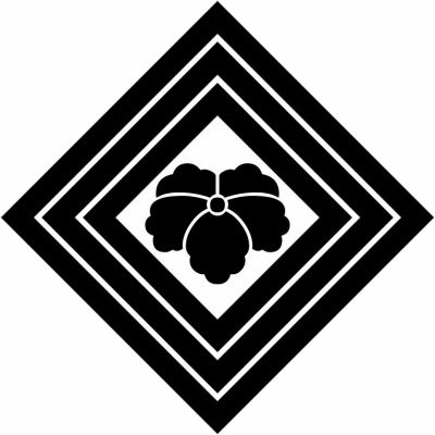 三つ入れ子枡に大割り蔦・隅立て三つ入れ子枡に大割り蔦・三枡に大割り蔦