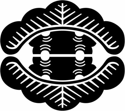 対い松（１）・対い二つ松