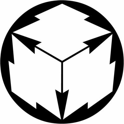 石持ち地抜き三つ松皮菱