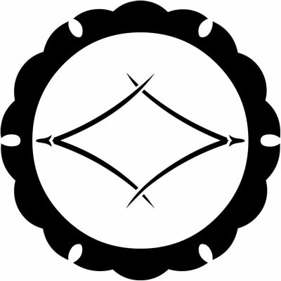 外雪輪に松葉菱