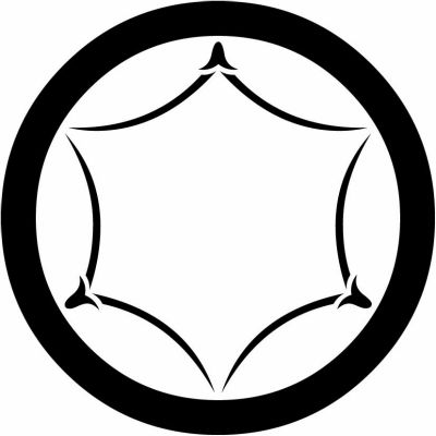 丸に六角松葉