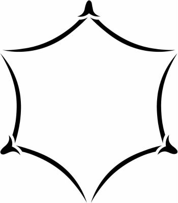 六角松葉・鞠挟み松葉