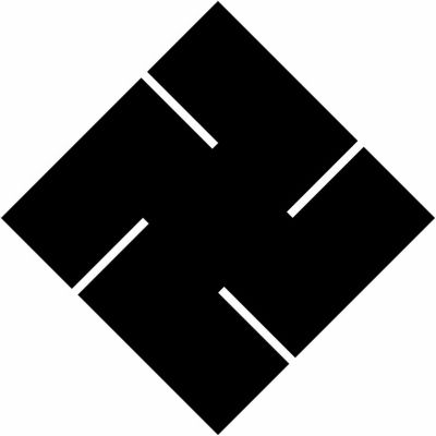 隅立て左万字／隅立て左卍