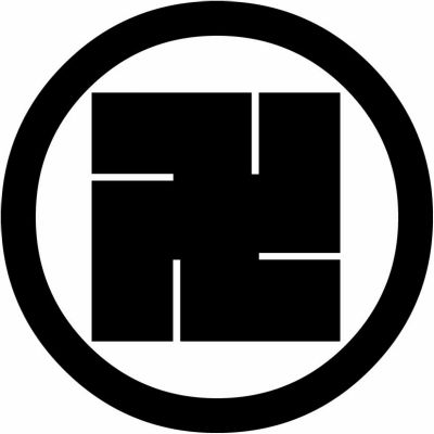 丸に左万字／丸に左卍・蜂須賀万字／蜂須賀卍