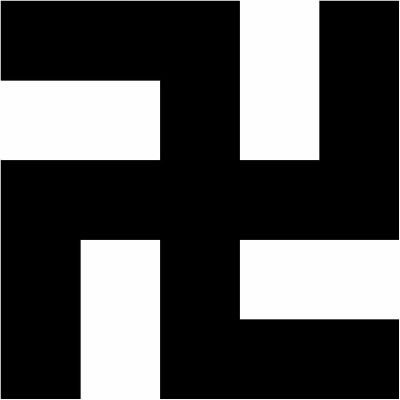 五つ割り万字／五つ割り卍・五つ割り左万字／五つ割り左卍・五つ割り平万字