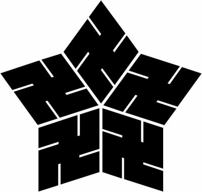 五つ万字菱／五つ卍菱・五つ万字／五つ卍・桔梗万字／桔梗卍