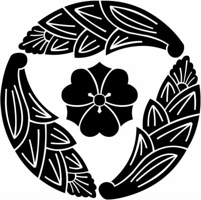 三つ追い茗荷に剣片喰