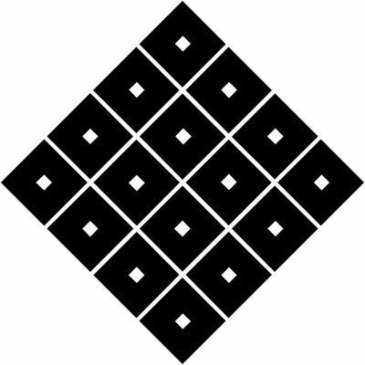 十六目・隅立て十六目結