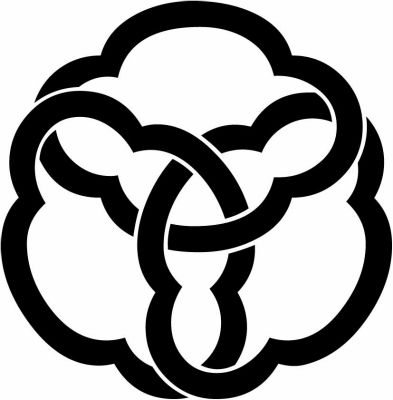 三つ組み合い木瓜・三つ組み木瓜（２）