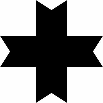 切り竹矢筈十字