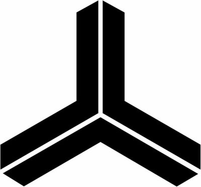 頭合わせ三つ山形・三つ頭合わせ山形