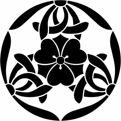 三つ割り蘭に剣片喰