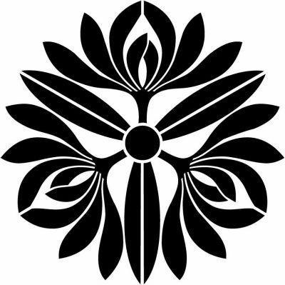 三つ寄せ葉付き蘭