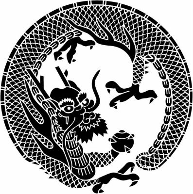 下がり竜の丸／下がり龍の丸