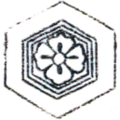 二重亀甲に唐花