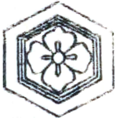 二重亀甲に唐花