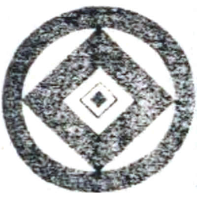 丸に三重釘抜き