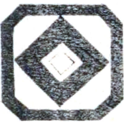 隅切り平角に二重釘抜き