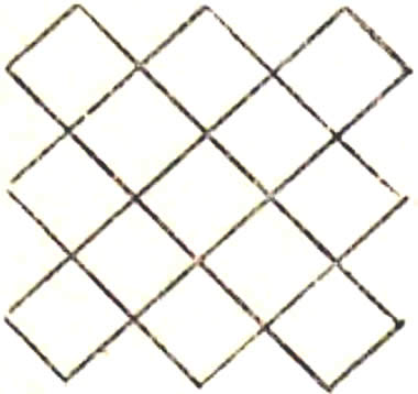 九つ甃・隅立て九つ甃