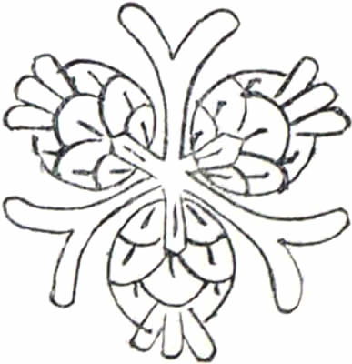 三つ松葉に三つ松笠