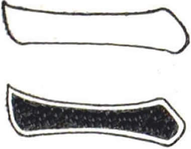 白黒一文字・白黒一の字