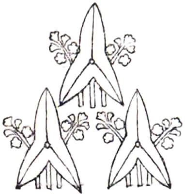 三つ盛り立ち沢瀉