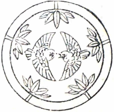 竹輪に二羽飛び雀（３）