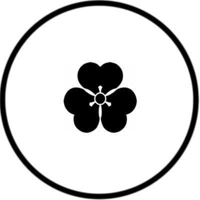 糸輪に蛇の目式片喰