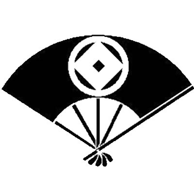 扇に地抜き丸に釘抜き