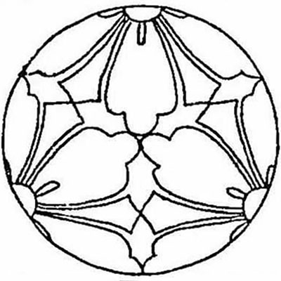 三つ割り剣花菱