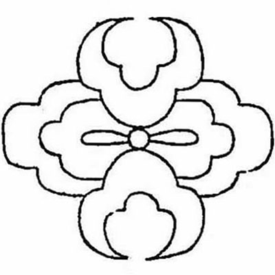 入れ違い唐花菱