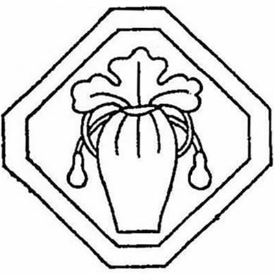 角切り角瓶子（隅切り角瓶子）