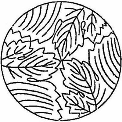 三つ割り梶の葉