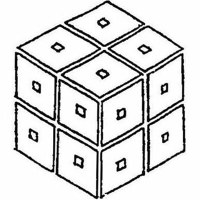 三つ寄せ四つ目菱