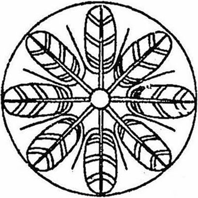 石持ち鷹の羽車