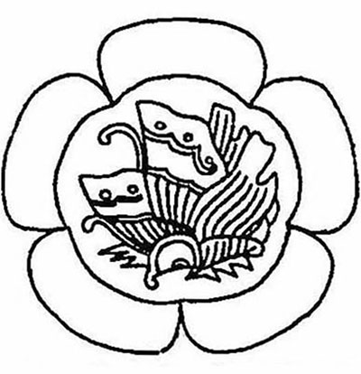 瓜の内に揚羽の蝶