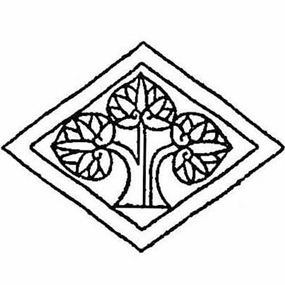 菱の内に立ち葵