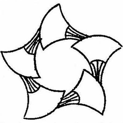 追い掛け五つ扇