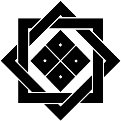 組み角に四つ目・組み合い角に四つ目