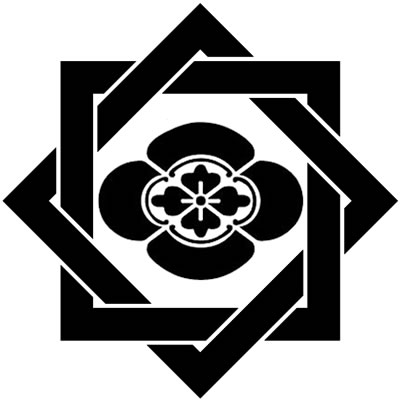 組み角に横木瓜・組み合い角に横木瓜