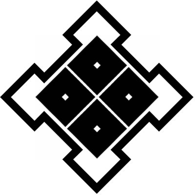 折り入り角に四つ目