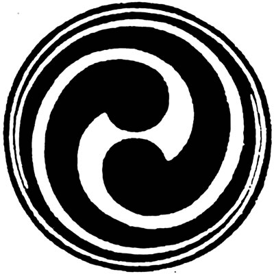 糸輪に二つやせ巴／糸輪に二つ痩せ巴