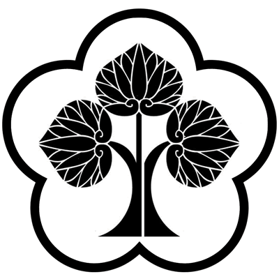 梅輪に右離れ立ち葵