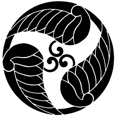 片手蔓三つ割り葵